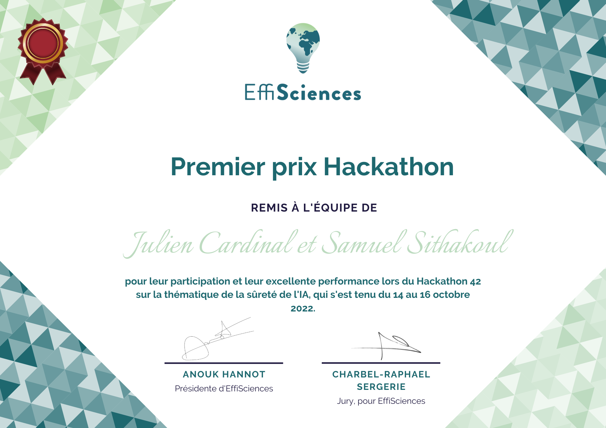 Hackathon Effiscience